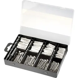 Bosch Befestigungs-Set 173-teilig, Bohrer, Dübel, Schrauben, Bits in Sortierbox - 2607019511