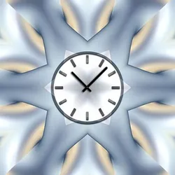 moderne Wanduhr - Dixtime Modell: 4070