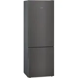 Siemens KG49EAXCA iQ500 Freihstehende Kühl-Gefrier-Kombination/C / 163 kWh/Jahr / 302 l/hyperFresh Frischesystem/lowFrost/LED-Innenbeleuchtung/bigBox, Schwarz