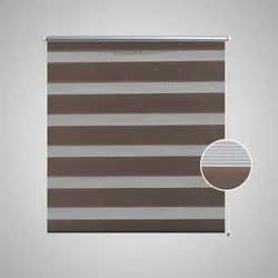 vidaXL Doppelrollo 100 x 175 cm brau