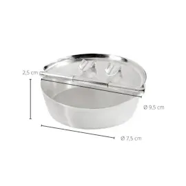 Edzard Klapp-Aschenbecher Herald, schwerversilbert, ø 9,3 cm