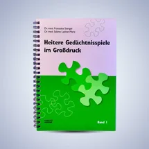Memo Verlag Heitere Gedächtnisspiele im Großdruck. Bd.1: Mit 20 Spielübungen