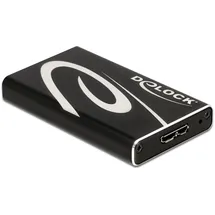 DeLock 42006 Externes Gehäuse SuperSpeed USB für mSATA SSD