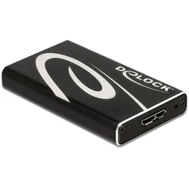 DeLock 42006 Externes Gehäuse SuperSpeed USB für mSATA SSD