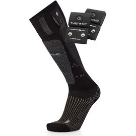 Therm-ic PowerSock Set Heat Uni Socken Schwarz/Grau 39-41