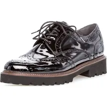 Gabor Schnürschuhe in schwarz - Gr.: 40,5