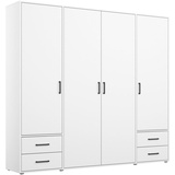 Rauch BLUE Kleiderschrank Voyager 187 x 194 cm Dekor Alpinweiß