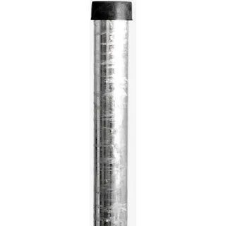 Fuba GZM 501 Antennenmast 1m Stahl feuerverzinkt - Standrohr für Satellitenschüsseln - 48mm Durchmesser, inkl. Mastkappe