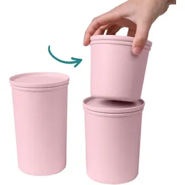 awave® Frischhaltedose rosa 0,5 l 3-teiliges Set