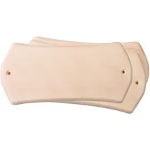 Peter Bausch GmbH & Co. KG PEBARO TUES2 - Türschilder Holz, 3 Stück, Größe 22x10,5 cm, Brandmalerei