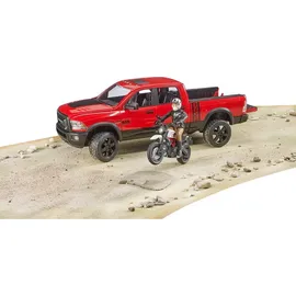 Bruder 02502 - RAM 2500 Power Wagon mit Ducati Desert Sled 1:16