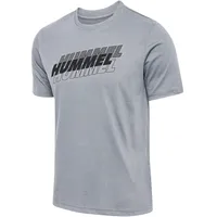 Hummel hmlGRAPHIC Triple Logo Baumwoll T-Shirt 2006 - grey