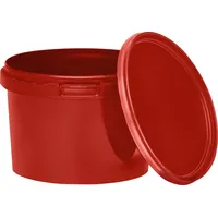 Benbow Eimer mit Deckel 0,5l Anzahl: 10 Stk., Weiß