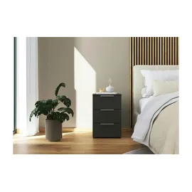 Sconto Nachtschrank Flipp 40 x 42 x 61 cm Schwarz
