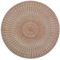 Zeller Platzset "Cut out", rund, kupfer, ca. Ø41 cm