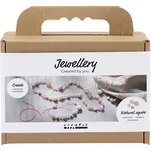 Creativ Company Mini Kreativ Set Schmuck Halskette und Armband Pink