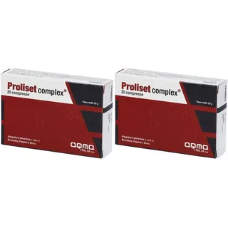 Proliset Complex® Compresse Set da 2 2x20 pz