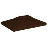 vidaXL Pavillon-Ersatzdach 4 x 3 m Braun