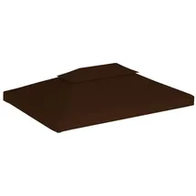 vidaXL Pavillon-Ersatzdach 4 x 3 m Braun