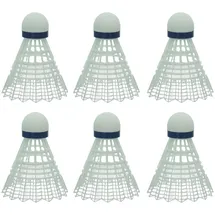 V3Tec Start 6 Nylon-Badmintonbälle, weiß