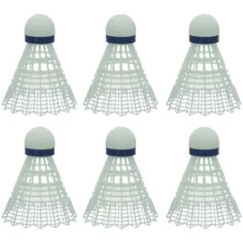 V3Tec Start 6 Nylon-Badmintonbälle, weiß