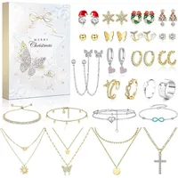 LuxusKollektion Schmuck-Adventskalender Schmuck Adventskalender 2024 Frauen Teenager 24 Überraschungen