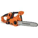 Elektro-Kettensäge 35,5 cm Kettensägen mit 4-Ah-Akku und Schnellladegerät, bürstenloser Motor, Schnittgeschwindigkeit von 17 m/s - Grenintol