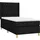 vidaXL Boxspringbett 100 x 200 cm H2 Schwarz