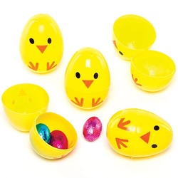 Ostereier mit Kükenmotiv (pro Set 10) Ostern Mitgebsel