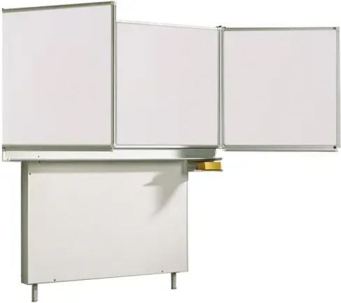 Whiteboard Wandtafel Schultafel aus Stahl, Serie MST, weiß