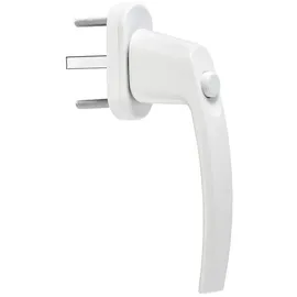 SOTech Fenstergriff mit Druckknopf 28 x 151 x 62 mm weiß Aluminium Türgriff Terassentürgriff Griff von SO-TECH® - 45° Raster Terrassentürgriff Rasterolive, (1-tlg), 1 Stück