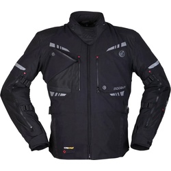 Modeka Taran, Textiljacke wasserdicht - Schwarz - Lang XL