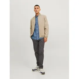 JACK & JONES JJERUSH Bomber beige M