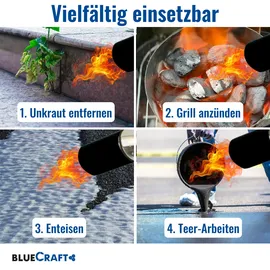 Bluecraft Unkrautbrenner mit Piezozündung