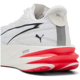 Puma Deviate Pure Nitro Herren Weiß/Rot/Silber 46