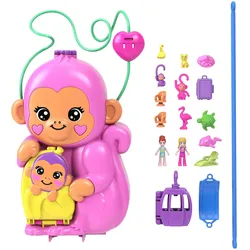 Polly Pocket Affenmama und Baby