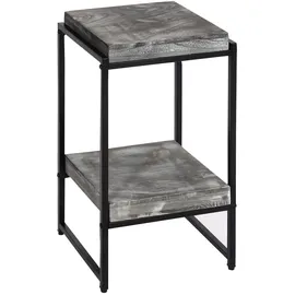 MCW Blumentisch MCW-K71, Blumenregal Beistelltisch Pflanzregal, MVG-zertifiziert MDF Metall dunkelgrau, 61cm