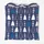 Homescapes Stuhlkissen 40 x 40 cm blau 4-tlg.