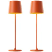 Brilliant LED-Akku-Tischleuchte Kaami 2er-Set«, orange