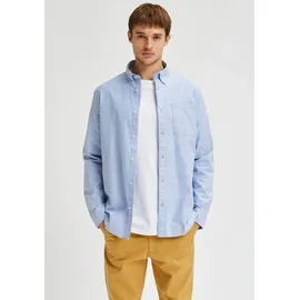Selected Langarmhemd Hellblau M