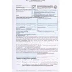 Eichner Formular Reparaturkosten-Übernahmebestätigung