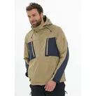 Outdoorjacke WHISTLER "ELDON M", Herren, Gr. XXL, bunt (hellgrün, blau), 65% Polyester, 35% Baumwolle, unifarben, sportlich, kurz, Langarm, Jacken, aus atmungsaktivem Material
