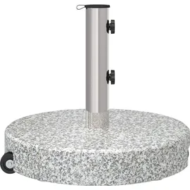 vidaXL Schirmständer Granit Ø 45 x 37,5 cm Grau