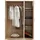 [en.casa] Kleiderschrank Bodolz 176x120x52 cm 4 Fächer