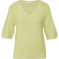 s.Oliver Kurzarm-Strickpullover Grün 46