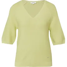 s.Oliver Kurzarm-Strickpullover Grün 46