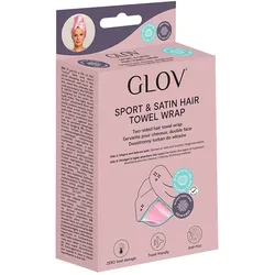 GLOV Sport and Satin Hair Towel Wrap - Pink