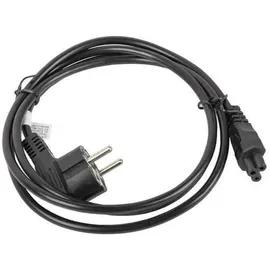 LANBERG CA-C5CA-11CC-0018-BK Stromkabel Schwarz 1,8 m CEE7/7 C5-Koppler