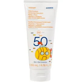 Korres Yoghurt Komfort Sonnenschutz-Emulsion LSF 50 200 ml