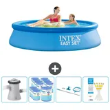 Intex Easy Set Schwimmbecken rund – 244x61 cm – Blau No Size
